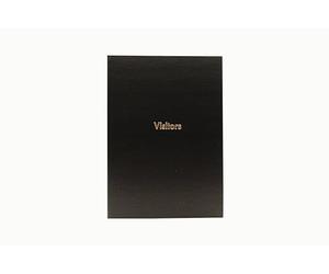 Guildhall T253 Livret de visiteurs pour réception de bureau Noir A4 160 pages