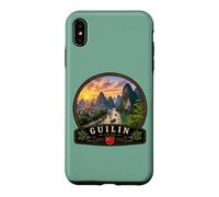 Guilin China Karst Montagnes Li Rivière Paysage Voyage Desig Coque pour iPhone XS Max