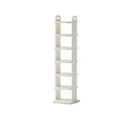 guiling-1986 Etagere Chaussure Étagère à Chaussures en Bois, Rangement Vertical adapté Une Utilisation dans Le Hall d'entrée, Salon et Balcon étagère à Chaussures(Blanc)