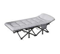 guiling-1986 Lit de Camping Pliant Lit de Marche d'extérieur, Pliable for la Pause déjeuner, Chaise Bureau Simple, Longue d'hôpital(Grand)