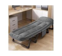 guiling-1986 Lit de Camping Pliant Lit Pliant for Pause Sieste, Chaise Longue de Bureau Simple, Compagnon d'hôpital et Portable(Moyen)