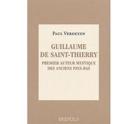 Guillaume de saint thierry - Verdeyen - Brepols - broché - Livre