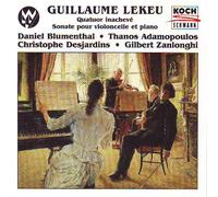Guillaume Lekeu - Lekeu: Quatuor inacheve, Sonate pour violoncelle et piano
