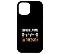Guillaume Qui Gère la Pression Humour Bière Cadeau Apéro Coque pour iPhone 12 Pro Max