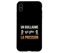 Guillaume Qui Gère la Pression Humour Bière Cadeau Apéro Coque pour iPhone XS Max
