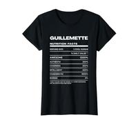 Guillemette Valeur Nutritive Nom Drôle T-Shirt Graphique avec Valeur