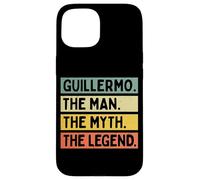 Guillermo The Man The Myth The Legend Funny Personnalisé Coque pour iPhone 15