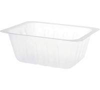 GUILLIN - CAISSIPACK BTFP125 CARTON DE 5000 Barquette Charcutiere 125cc, Plastique, Transparent, 9,1 x 7,1 x 3,5 cm