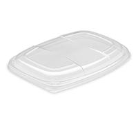 GUILLIN - COOKIPACK COVCOOK1250TP SACHET DE 20 Couvercle Micro-Ondable Pour Boite Chaude, Polypropylène, Transparent, 25,5 x 19 x 2 cm