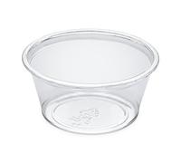 GUILLIN - DELIPACK POT60C CARTON DE 2500 Pot A Sauce Evase 60cc, Plastique, Transparent, 6,2 x 6,2 x 3 cm