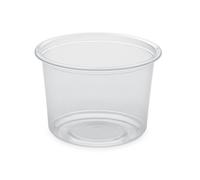 GUILLIN - TUSIPACK PO500TP SACHET DE 50 Pot Rond chaud 500cc, Polypropylène, Transparent, 11,5 x 11,5 x 8 cm