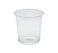 GUILLIN - TUSIPACK PO750TP SACHET DE 50 Pot Rond chaud 750cc, Polypropylène, Transparent, 11,5 x 11,5 x 11,4 cm