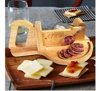 Guillotine à Nourriture - Cadeau Maestro - Découpe Rapide - Marron - Simple à Utiliser