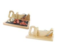 Guillotine À Saucisson Plateau Ardoise Découpe Facile Grâce À Sa Poignée. Gris