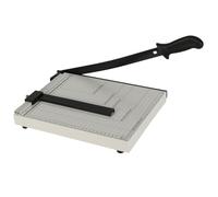 Guillotine Coupe-papier A4 avec Base en Métal, Massicot Capacité 12 Feuilles Compatible avec le papier A4 A5 B5 B6 B8