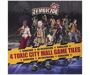 Guillotine Games - 331542 - Zombicide - 4 Toxic City Mall Game Tiles