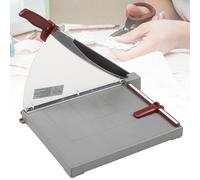 Guillotine Industrielle pour Papier, capacité 10 Feuilles, déflecteur de Protection du Papier sous Pression, Levier de précision avec Graduations