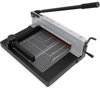 guillotine， Massicot à guillotine robuste avec lignes de grille pile 400 feuilles commercial Épaisseur du papier 40 mm Base en métal