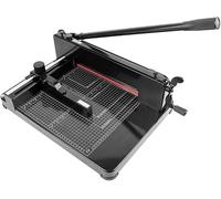 guillotine， Massicot A4, épaisseur 4 cm, lunette de positionnement réglable, double protection, robuste, for travaux manuels sur papier cartonné