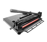 Guillotine Massicot industriel robuste A3 pour 400 feuilles, coupe de précision, protection de sécurité, verrouillage de lame, comprend 2 lames supplémentaires