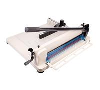 Guillotine Massicot industriel robuste A3 pour 400 feuilles, coupe de précision, protection de sécurité, verrouillage de lame, comprend 2 lames supplémentaires