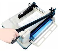 guillotine， Massicot robuste - Coupe jusqu'à 400 feuilles de papier A4 B4 A5 B6 B7 Idéal for le bureau, la maison et l'école Base en métal durable