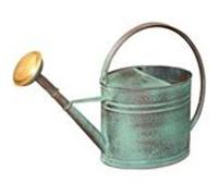 Guillouard – Arrosoir vert vieilli 4 litres avec pomme – Vert G