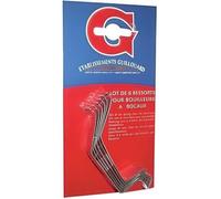 Guillouard Crochets pour stérilisateur 012681 – Lot de 6, métal