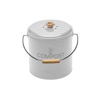 Guillouard Seau à Compost Rond 4.5l Blanc 040606