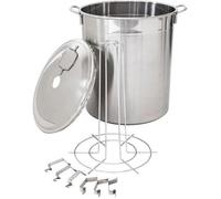 Guillouard Stérilisateur pour 12 bocaux traiteur 37 L en inox Gris