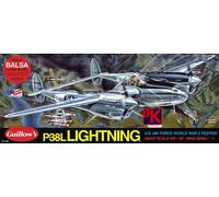 Guillows 2001 P-38L Lightning 1:16 Echelle Bois Balsa Kit 102cm Aile Travée -