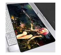 Guilty Crown Tapis de Souris XL 700x300mm Hydrorésistant Anime Mouse Pad Grand Tapis de Souris Gamer avec Base en Caoutchouc Anti-Glissant Surface Texturée pour Ordinateur et PC,C