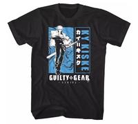 Guilty Gear Strive KY Kiske Men's T Shirt Anime Characters Arc Video Game Black M