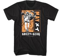 Guilty Gear Strive May Men's T Shirt Anime Characters Arc Video Game Black 3XL