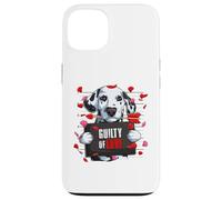 Guilty of Love - Chien Dalmatien Amusant Saint-Valentin Coque pour iPhone 13
