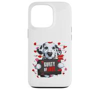 Guilty of Love - Chien Dalmatien Amusant Saint-Valentin Coque pour iPhone 13 Pro