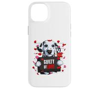 Guilty of Love - Chien Dalmatien Amusant Saint-Valentin Coque pour iPhone 14 Plus
