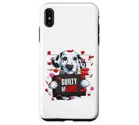 Guilty of Love - Chien Dalmatien Amusant Saint-Valentin Coque pour iPhone XS Max