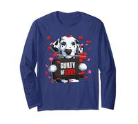 Guilty of Love - Chien Dalmatien Amusant Saint-Valentin Manche Longue