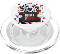 Guilty of Love - Chien Dalmatien Amusant Saint-Valentin PopSockets PopGrip pour MagSafe