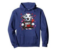 Guilty of Love - Chien Dalmatien Amusant Saint-Valentin Sweat à Capuche