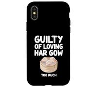 Guilty of Loving Har Gow Too Much Dim Sum Chinois Cantonais Coque pour iPhone X/XS