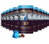 Guimauve Espresso Crema Café Premium - 110 capsules de café | La Natura Lifestyle Organic 616g| biodégradable | Nespresso®*³ compatible