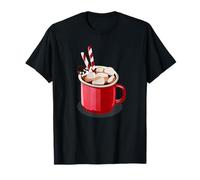 Guimauves au Chocolat Chaud de Noël Saison des Vacances d'hiver T-Shirt
