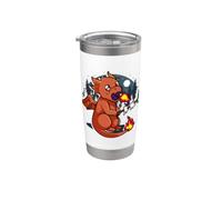 Guimauves rôties pour bébé dragon Gobelet isotherme en acier inoxydable double paroi