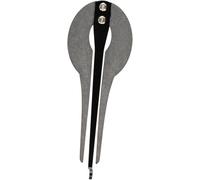 Guimbarde portable en acier inoxydable - Pour écouter de la musique en voyage ou en camping - Argenté - 1 pièce (S)