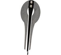 Guimbarde portable en acier inoxydable - Pour écouter de la musique en voyage ou en camping - Argenté - 1 pièce (L)