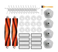 Guindxan Accessoires pour robot aspirateur Bot W10, brosse latérale principale, filtre serpillère, chiffon de rechange, pièces propres