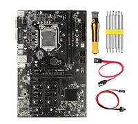 Guindxan B250 BTC Carte mère minière avec câble commutateur+câble SATA+tournevis 12 PCIE vers USB 3.0 fente graphique LGA1151 DDR4 SATA3