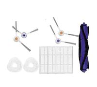 Guindxan Brosse latérale principale, filtre HEPA, serpillère, brosse principale, accessoires de rechange pour aspirateur J3 YJCC012 Robot